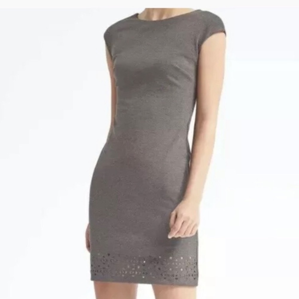 Banana Republic grey pencil dress
